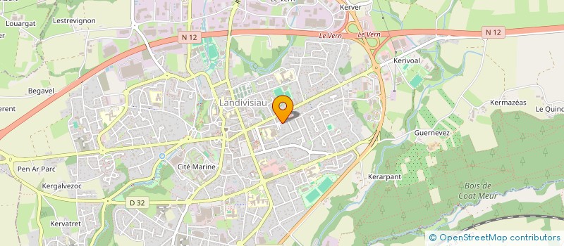 localisation de l'entreprise SCI JAFFRES  LANDIVISIAU