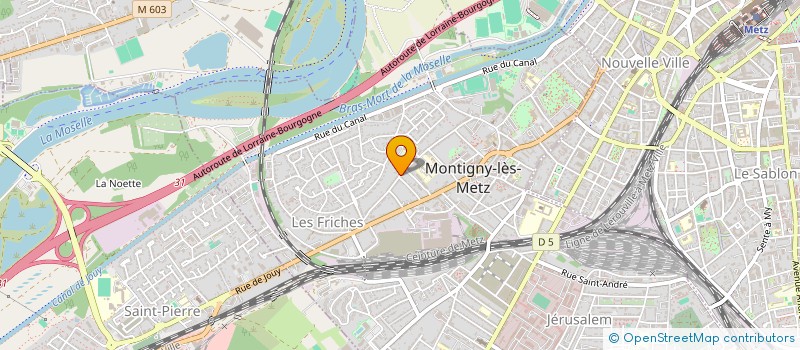 localisation de l'entreprise SCI JAFLO III à MONTIGNY-LES-METZ