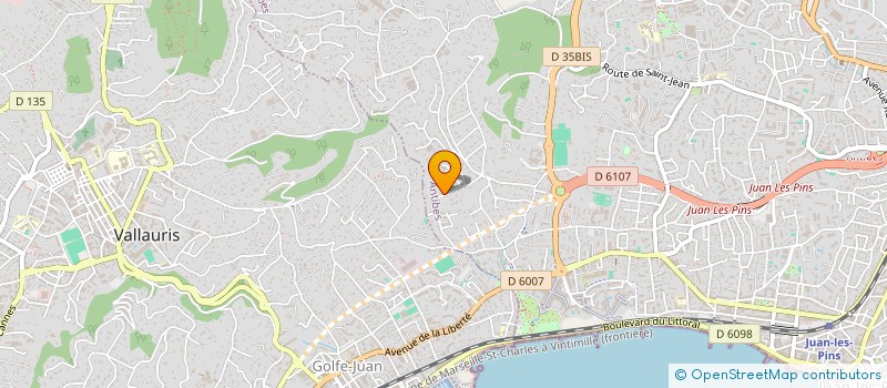 localisation de l'entreprise SCI JAFRA à ANTIBES
