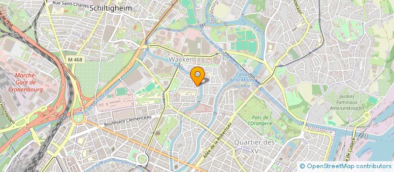 localisation de l'entreprise SCI JAFRA  STRASBOURG