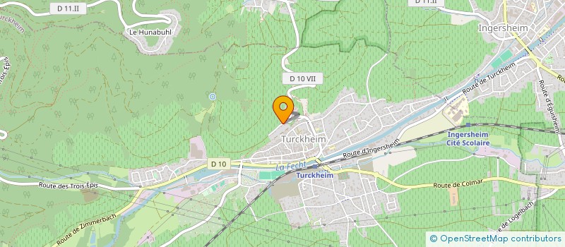 localisation de l'entreprise SCI JAFRAN  TURCKHEIM