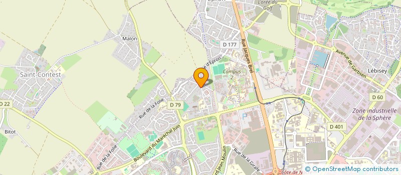 localisation de l'entreprise SCI JAFRANVILLE II à CAEN