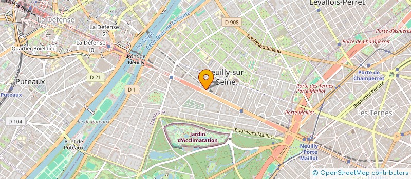 localisation de l'entreprise SCI JAFS à NEUILLY-SUR-SEINE