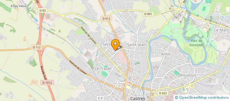 localisation de l'entreprise SCI JAFY  CASTRES