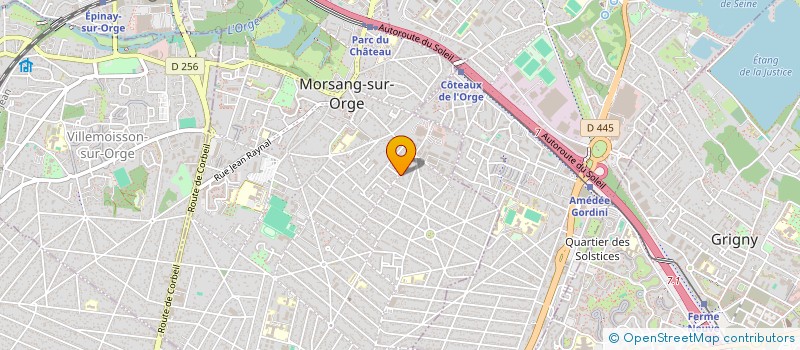 localisation de l'entreprise SCI JAG à MORSANG-SUR-ORGE