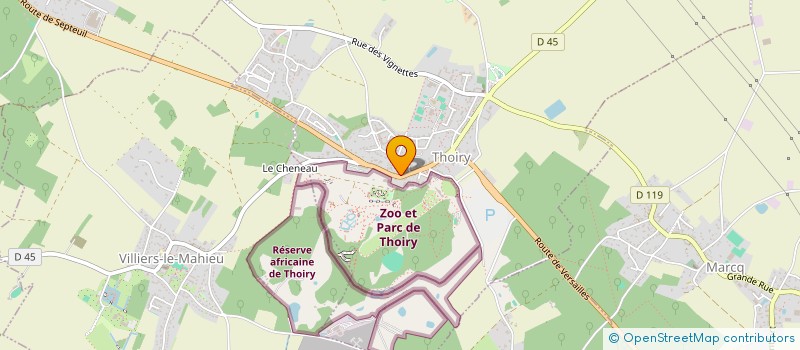 localisation de l'entreprise SCI JAG  THOIRY