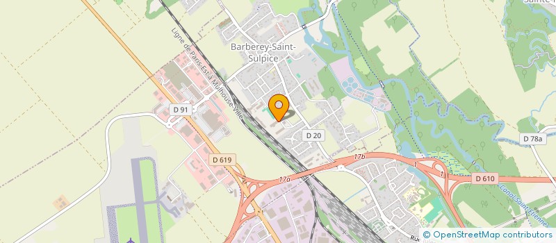 localisation de l'entreprise SCI JAG  BARBEREY-SAINT-SULPICE