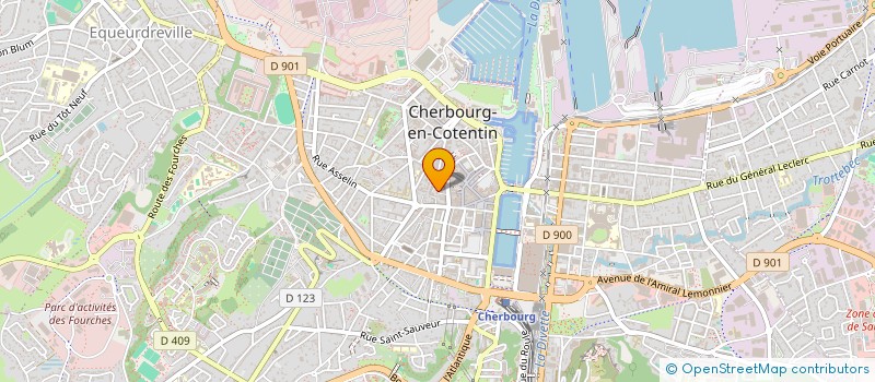 localisation de l'entreprise SCI JAG à CHERBOURG-EN-COTENTIN