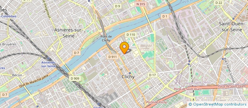 localisation de l'entreprise SCI JAG à CLICHY