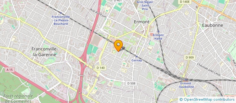 localisation de l'entreprise SCI JAG HOME INVEST à ERMONT