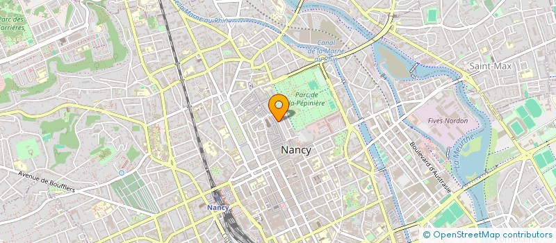 localisation de l'entreprise SCI JAG NANCY CARRIERE  NANCY