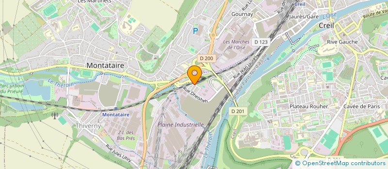 localisation de l'entreprise SCI JAGGAL  MONTATAIRE