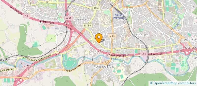 localisation de l'entreprise SCI JAGGE  AIX-EN-PROVENCE