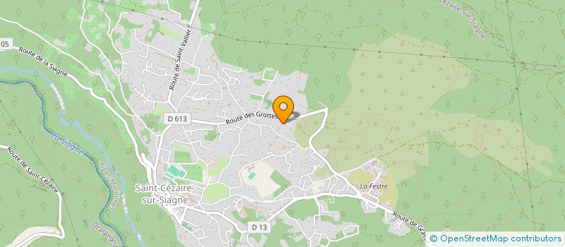 localisation de l'entreprise SCI  JAGREVO  SAINT-CEZAIRE-SUR-SIAGNE
