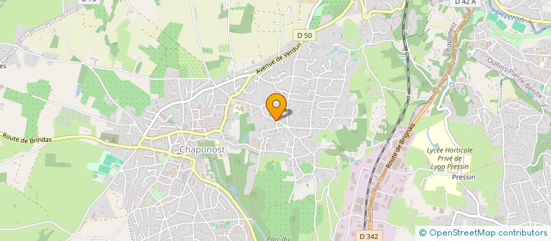 localisation de l'entreprise SCI JAGROSES  CHAPONOST