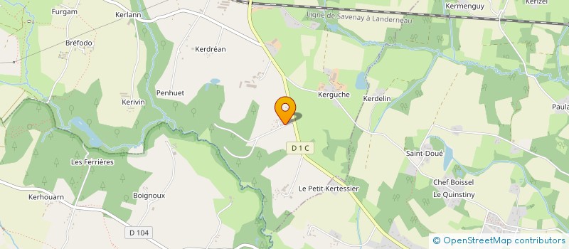 localisation de l'entreprise SCI JAGS  LA VRAIE-CROIX