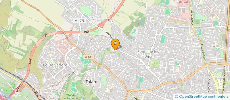 localisation de l'entreprise SCI JAGUAR  TALANT