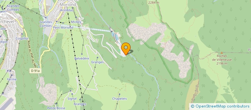 localisation de l'entreprise SCI JAGUILETTE à COURCHEVEL