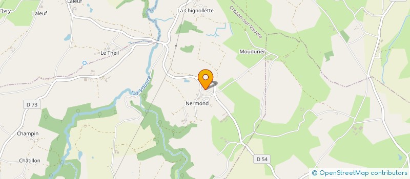 localisation de l'entreprise SCI JAHMM  CROZON-SUR-VAUVRE