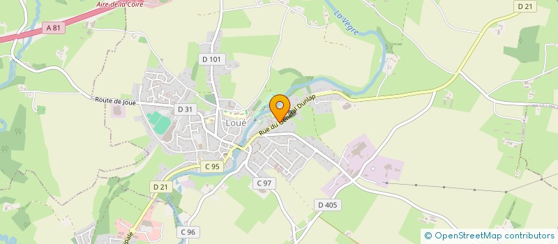 localisation de l'entreprise SCI JAHN  LOUE