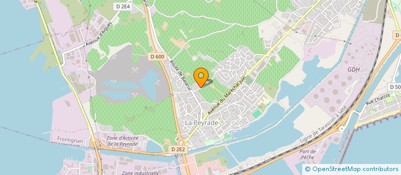 localisation de l'entreprise SCI JAIANA à FRONTIGNAN