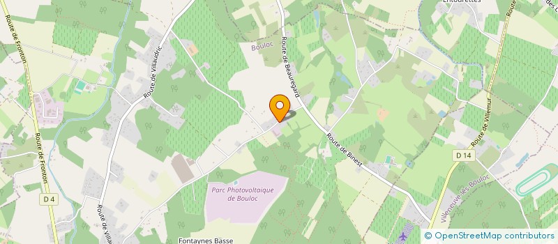 localisation de l'entreprise SCI JAILLOT  BOULOC