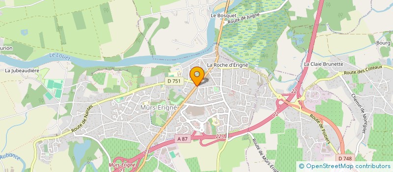 localisation de l'entreprise SCI JAIM  MURS-ERIGNE