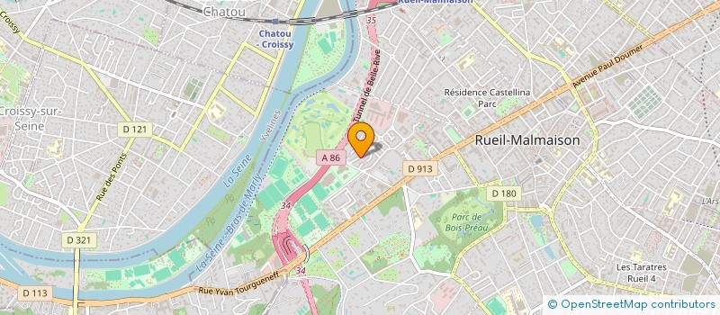 localisation de l'entreprise SCI JAIM2 à RUEIL-MALMAISON
