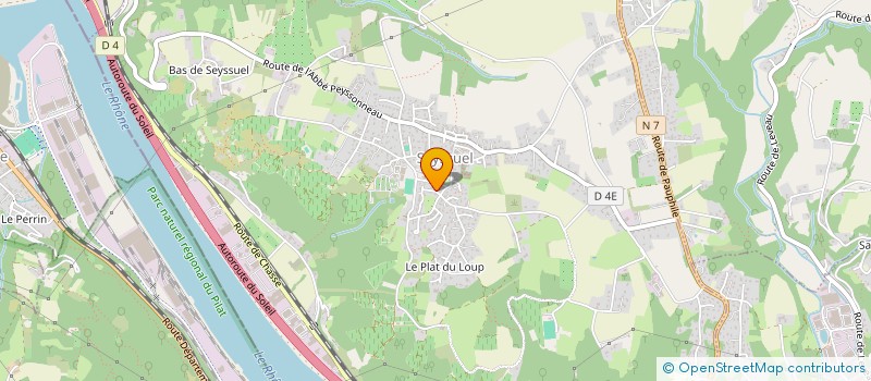 localisation de l'entreprise SCI JAIMET  SEYSSUEL