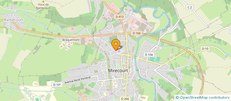 localisation de l'entreprise SCI JAINVEAU  MIRECOURT