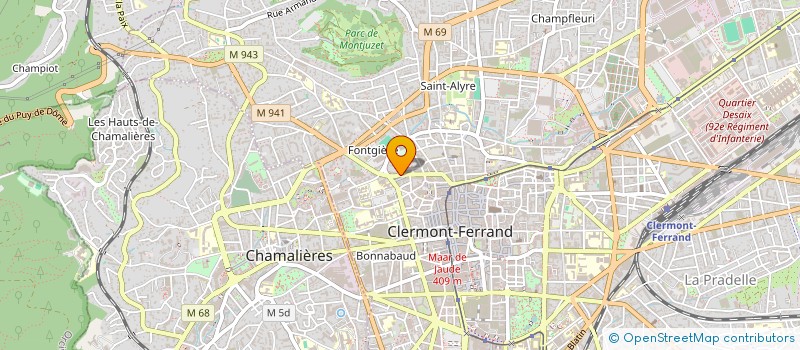 localisation de l'entreprise SCI JAIPUR 2  CLERMONT-FERRAND