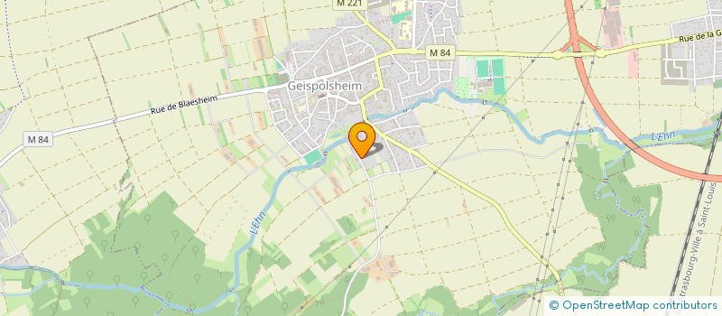 localisation de l'entreprise SCI JAIPUR-CI  GEISPOLSHEIM