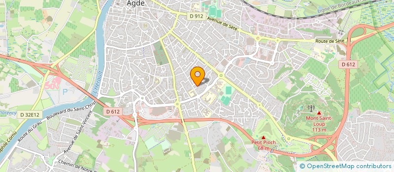 localisation de l'entreprise SCI JAIRO  AGDE