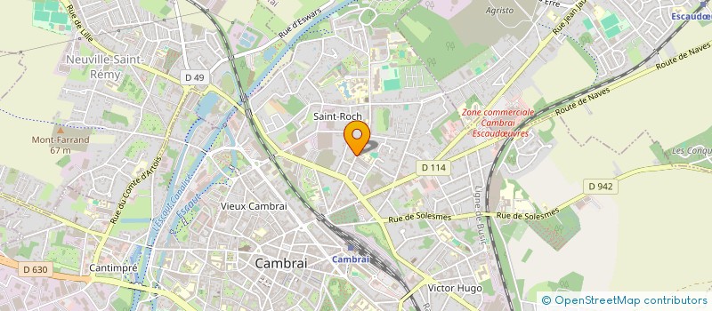 localisation de l'entreprise SCI JAITHER à CAMBRAI