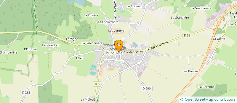 localisation de l'entreprise SCI JAITY à TOUROUVRE AU PERCHE