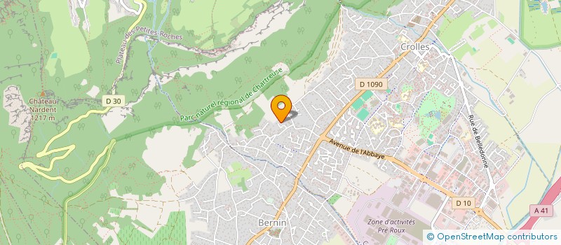 localisation de l'entreprise SCI JAJULU  CROLLES