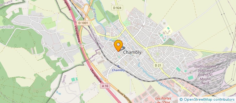 localisation de l'entreprise SCI JAKA  CHAMBLY