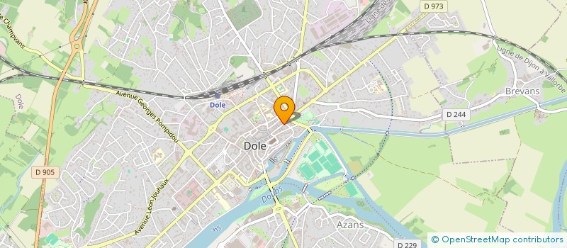localisation de l'entreprise SCI JAKAN à DOLE