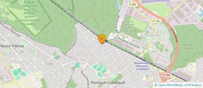 localisation de l'entreprise SCI JAKAS à PONTAULT-COMBAULT
