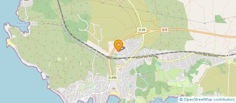 localisation de l'entreprise SCI JAKEJE  MARTIGUES