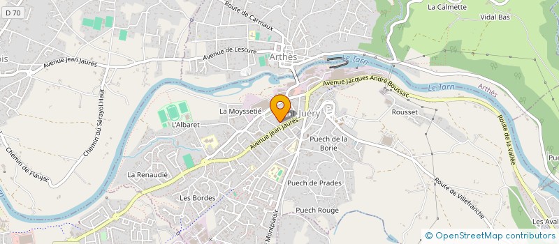 localisation de l'entreprise SCI JAKEPOL  REALMONT