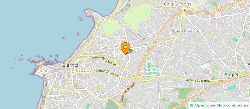 localisation de l'entreprise SCI JAKIN à BIARRITZ