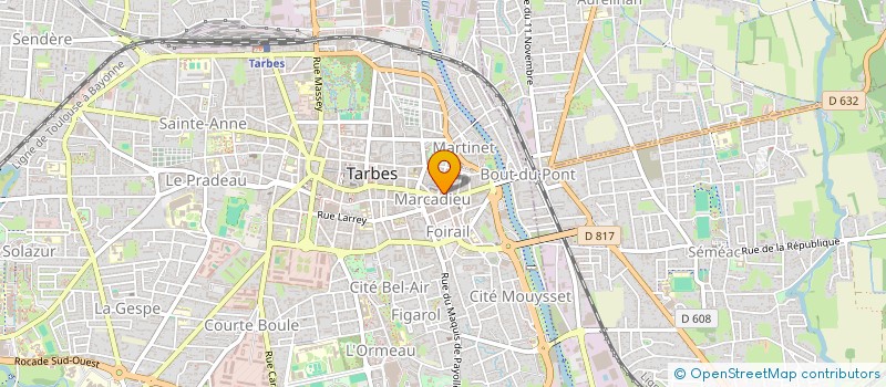 localisation de l'entreprise SCI JAKMA  TARBES