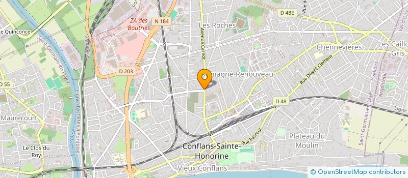 localisation de l'entreprise SCI JAL  CONFLANS-SAINTE-HONORINE