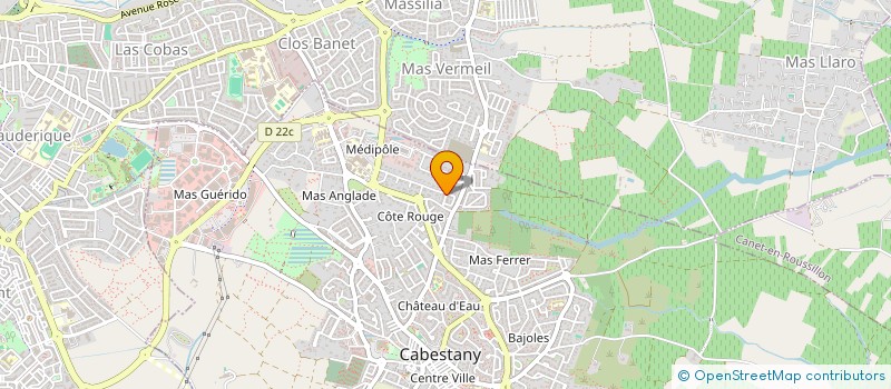 localisation de l'entreprise SCI JAL  CABESTANY