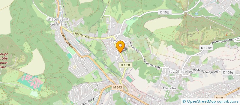 localisation de l'entreprise SCI JAL  MOULINS-LES-METZ