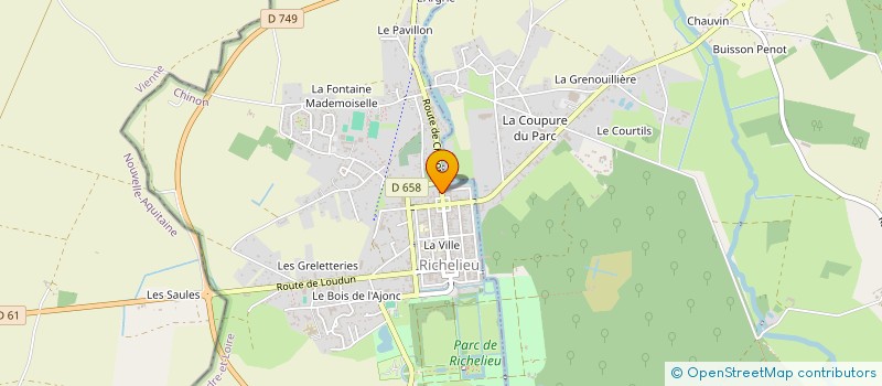 localisation de l'entreprise SCI JAL  RICHELIEU