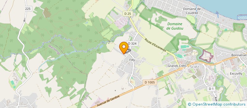 localisation de l'entreprise SCI JAL  SCIEZ