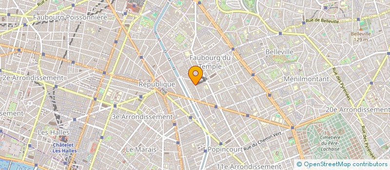 localisation de l'entreprise SCI JAL  PARIS