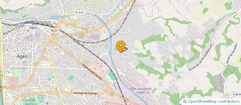 localisation de l'entreprise SCI JALA  BON-ENCONTRE